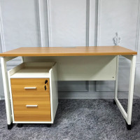 好环境家具板式办公桌职员桌1.2米单人台式家用简易书桌写字台抽屉柜电脑桌
