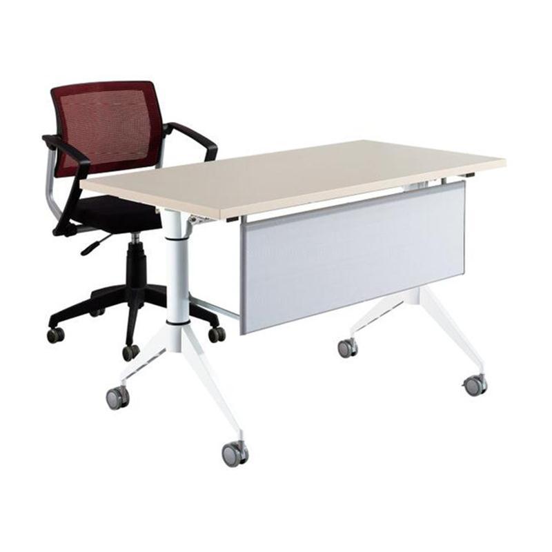 移动折叠培训桌 简约长条桌 多功能组合会议桌 简易办公桌 培训台 小型会议台
