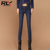 2013冬季新款韩版加绒加厚修身显瘦小脚铅笔裤女裤子