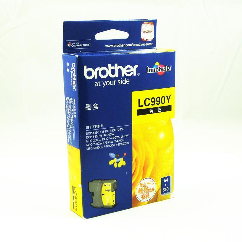 兄弟LC990Y黄色墨盒 适用:MFC-795CW/250C/490CW/290C/790CW/5890CN/6890C图片