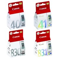 佳能(Canon) PG-40 CL-41 PG-830 CL-831 黑色彩色墨盒IP1180,MX308