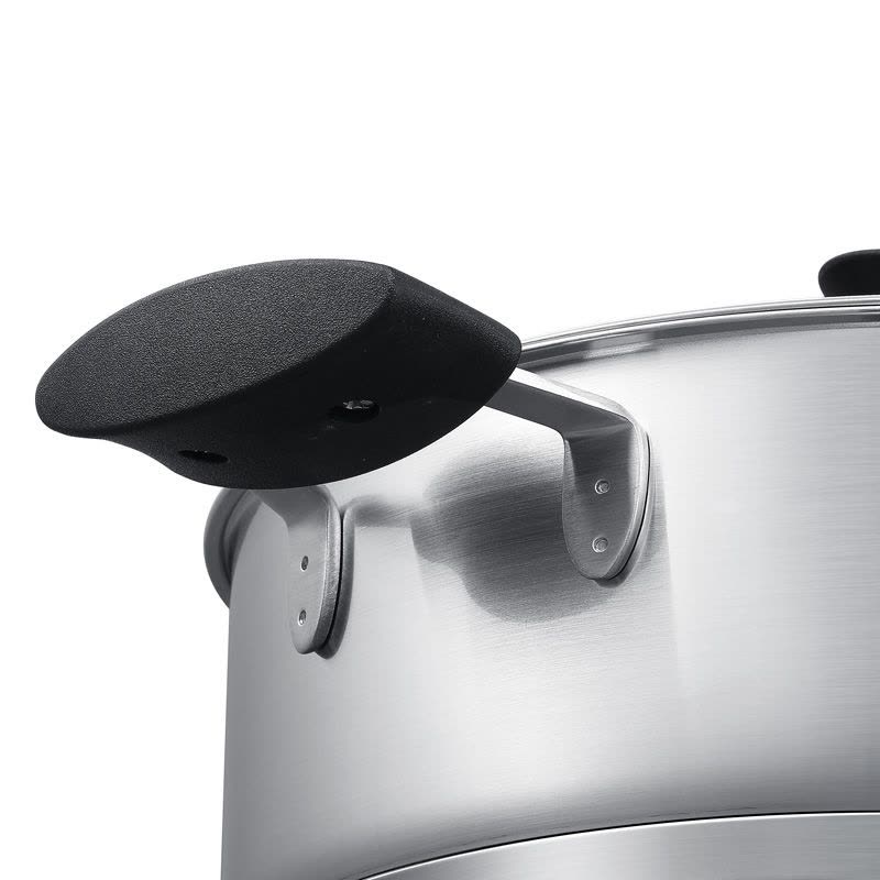 SERAFINOZANI尚尼芬兰系列304不锈钢火锅汤锅 物理不粘煎炒锅复底平底多用焖锅28cm 燃气电磁炉通用涮火锅锅图片