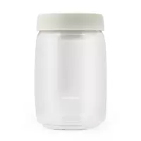 SERAFINOZANI尚尼抽真空食品密封罐按压玻璃罐储物罐零食罐茶叶罐奶粉罐咖啡罐厨房收纳盒1200ML