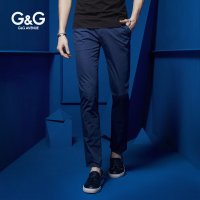 G&G 2016春夏季新品男士修身小脚裤时尚韩版男裤子休闲裤青年男长裤