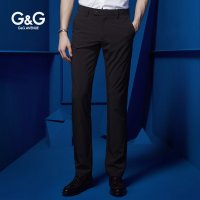 G&G 春秋款小脚休闲裤韩版免烫宽松男士裤子修身直筒男裤时尚薄