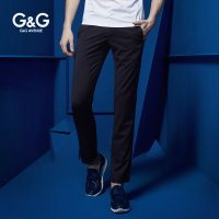 G&G 春夏新品男士商务休闲裤九分裤男英伦小脚裤修身9分裤薄款