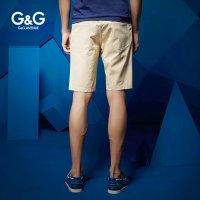 G&G男装 春夏新款休闲裤短裤五分裤沙滩裤中裤棉裤男士韩版修身时尚潮流百搭