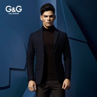 G&G男装 断码外套时尚休闲西服男版男英伦商务小西装修身单西男