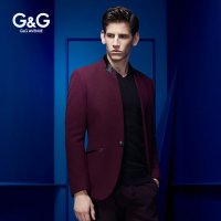 G&G男装 春秋男士商务休闲外套休闲西服男修身韩版单西小西装男3904