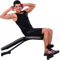 多德士专业级哑铃凳 仰卧板仰卧起坐健腹肌板 家用运动健身器材多功能折叠小飞鸟卧推健身椅