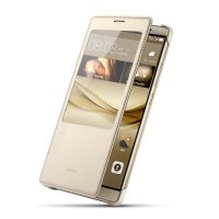 华为mate8手机壳mate8手机套原装皮套开窗翻盖智能保护皮套