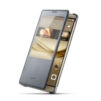 华为(HUAWEI)mate8手机套翻盖式mate8皮套开窗智能休眠保护套 mate8手机壳 mate8手机套