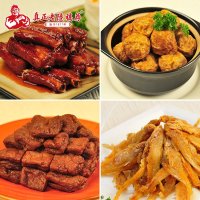 无锡特产 真正老陆稿荐 四宝礼盒 卤味熟食组合