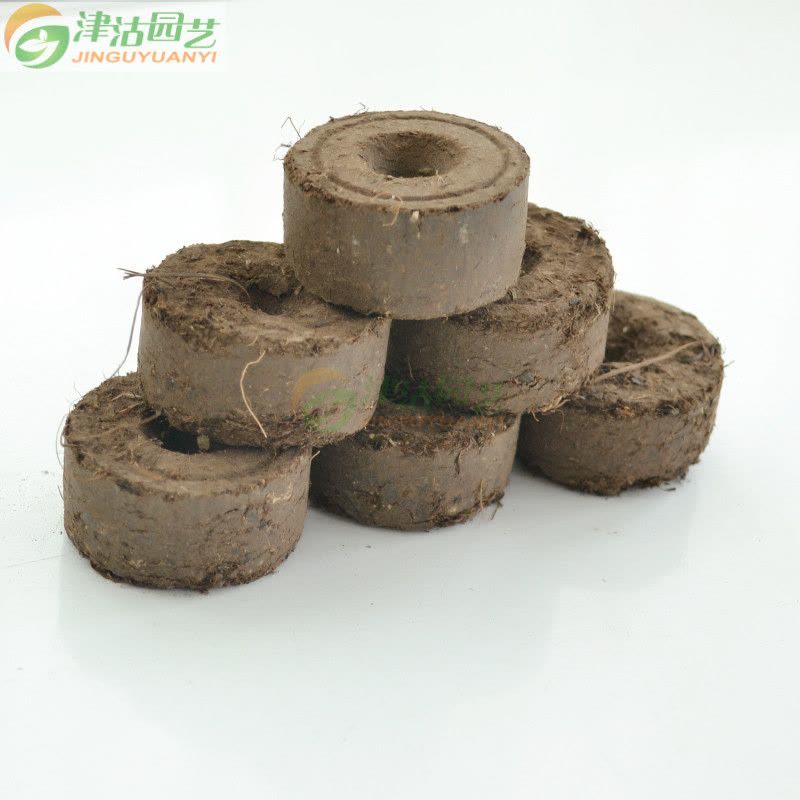 津沽园艺 花土园艺用品 国产育苗块 蔬菜花卉育苗用 泥炭育苗种植育苗块30个图片