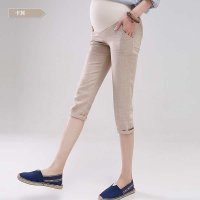 美琳妈咪孕妇七分裤托腹裤夏大码托腹裤时尚韩国孕妇7分裤薄韩版5480