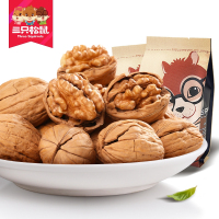 [三只松鼠_纸皮核桃210g*2袋]坚果炒货特产薄皮核桃原味