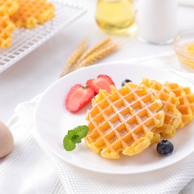 推荐_[三只松鼠_轻格华夫饼750g*2箱]早餐面包网红零食糕点代餐