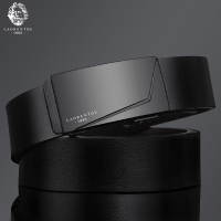 老人头皮带男真皮无牙自动扣商务休闲男士腰带高档百搭正品裤带