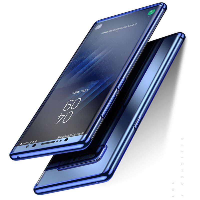 knoel【送钢化膜】三星note8手机壳 note8保护套 全包边透明防摔保护套轻薄软外壳男女款简约时尚图片