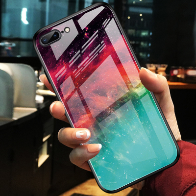 圣幻 苹果XR手机壳iPhoneXS Max保护套iPhonex轻薄玻璃苹果iphone6s/7/8plus防摔网红壳