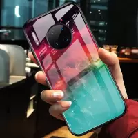 圣幻 华为mate20手机壳mate30pro保护套曲面玻璃潮P30pro渐变20pro/20x/p30女款网红保护套