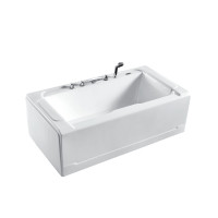 箭牌(ARROW)浴缸亚克力浴盆成人浴缸A1528SQ 五件套浴缸浴池 1.5-1.7米