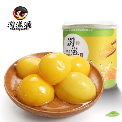 【淘滋源】零食品糖水黄桃罐头312g*6罐 新鲜水果黄桃对开大片夏季小吃