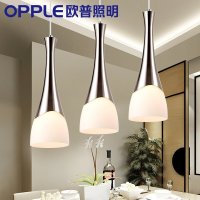 欧普照明餐厅吧台吊线灯具醉清风三头（不带光源）