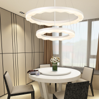 欧普照明 led 遥控调光客厅卧室餐厅现代简约吧台创意个性吊灯