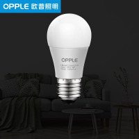 欧普照明OPPLE LED光源灯泡3W节能灯泡螺口E27球泡E14螺旋5W高亮家用大功率自然光（3300-5000K）