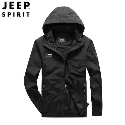 JEEP SPIRIT吉普男士新款夹克百搭韩版潮流大码男装骑行服