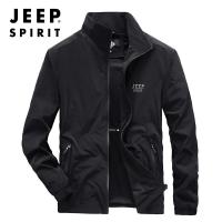 JEEP SPIRIT吉普立领夹克外套潮流青年新款男装防风上衣