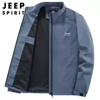 JEEP SPIRIT吉普新款男士速干夹克春秋款立领潮款外套简约户外工装弹力男士上衣