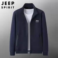 JEEP SPIRIT吉普秋装卫衣男舒适运动休闲开衫卫衣时尚简约帅气上衣