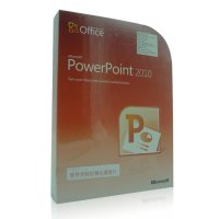 微软原装正版办公软件 Office powerpoint 2010 英文版 彩包