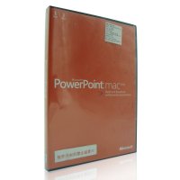 微软原装正版office办公软件 Powerpoint mac 2011 英文版 彩包
