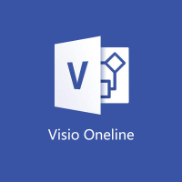 微软(Microsoft) 原装正版Visio Oneline 一年版 (Plan 2)