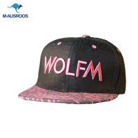 2014新款韩版WOLFM 潮流平沿帽街舞帽子 女