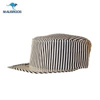 韩版新款潮男女帽子 时尚海军条纹透明帽檐翻沿嘻哈平顶鸭舌帽