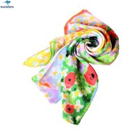 新品韩版 100%正品桑蚕丝真丝丝巾女士围巾披肩