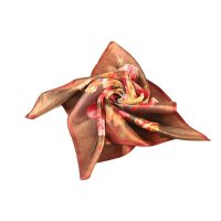 2014春新款真丝大方巾 100%桑蚕丝女士印花围巾