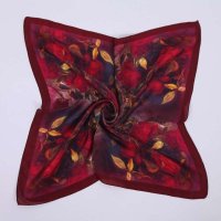 2014秋新款潮流真丝大方巾 100%桑蚕丝女士印花围巾