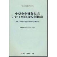 小型企业财务报表审计工作底稿编制指南 中国注册会计师协会 著作 著 经管、励志 文轩网