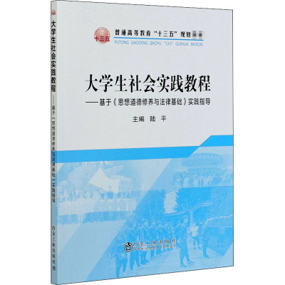 大学生社会实践教程——基于《思想道德修养与法律基础》实践指导 陆平 编 大中专 文轩网