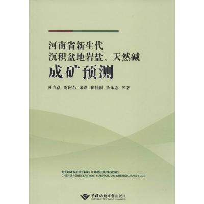 河南省新生代沉积盆地岩盐、天然碱成矿预测 杜春彦 等 著 著作 专业科技 文轩网