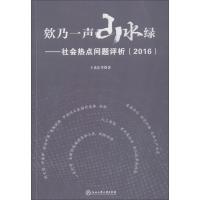 欸乃一声山水绿——社会热点问题评析(2016) 王来法 等 著 经管、励志 文轩网