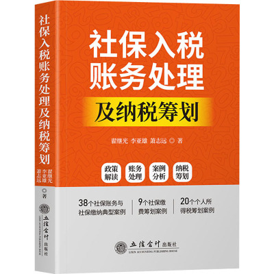 社保入税账务处理及纳税筹划 翟继光,李亚雄 著 经管、励志 文轩网