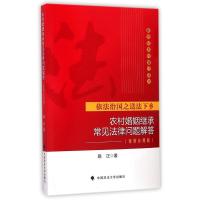 农村婚姻继承常见法律问题解答 路正 著 社科 文轩网