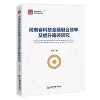 河南省科技金融融合效率及提升路径研究 肖萍 著 经管、励志 文轩网