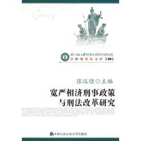 宽严相济刑事政策与刑法改革研究/京师刑事法文库39 张远煌 著作 张远煌 主编 主编 社科 文轩网